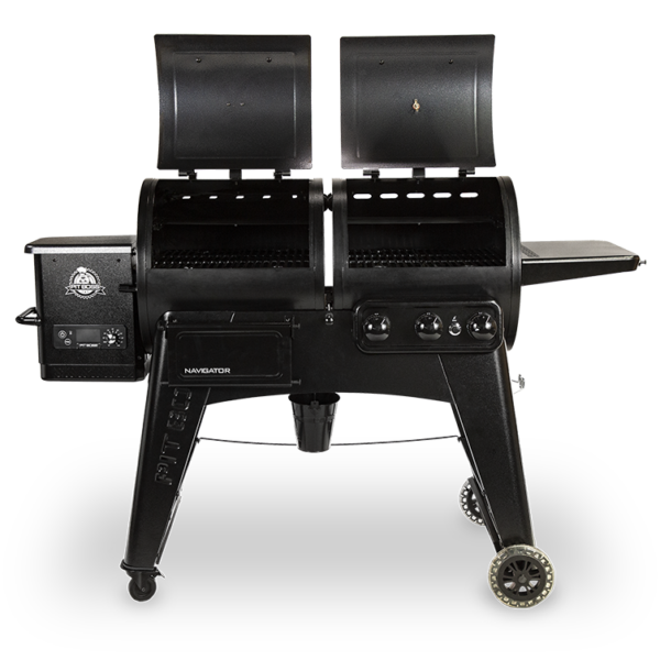 Barbecue Navigator 1230 combiné pellet + gaz - Pit Boss