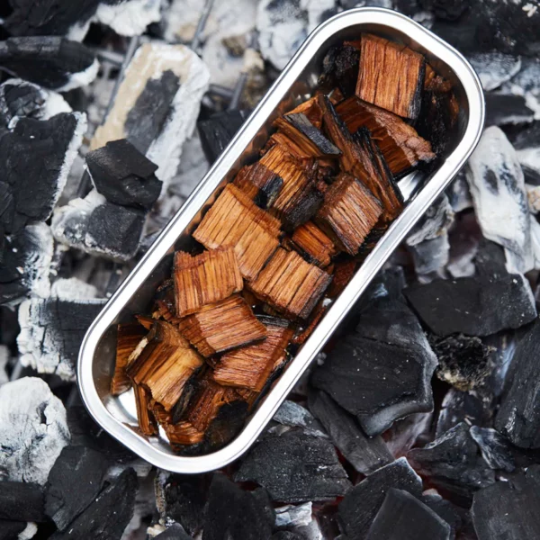 3 sortes copeaux de fumage chêne, whiskey & vin rouge